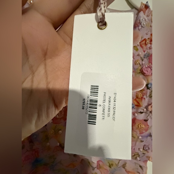Loveshackfancy Akira Dress in Pastel Confetti - Size 6 - Picture 11 of 13